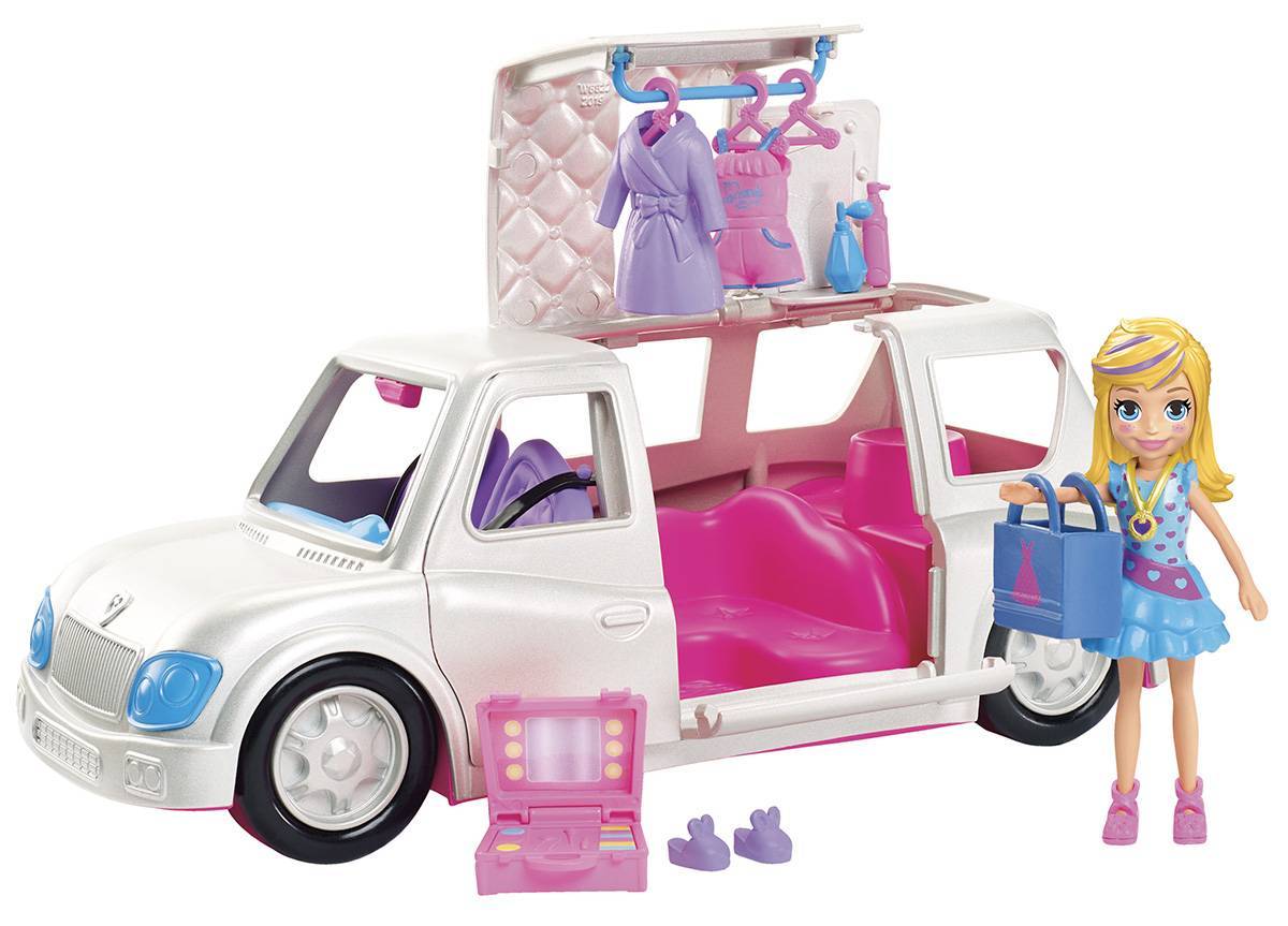 Chegue com Muito Estilo na Limo Polly Pocket - Mattel GDM19 - Noy