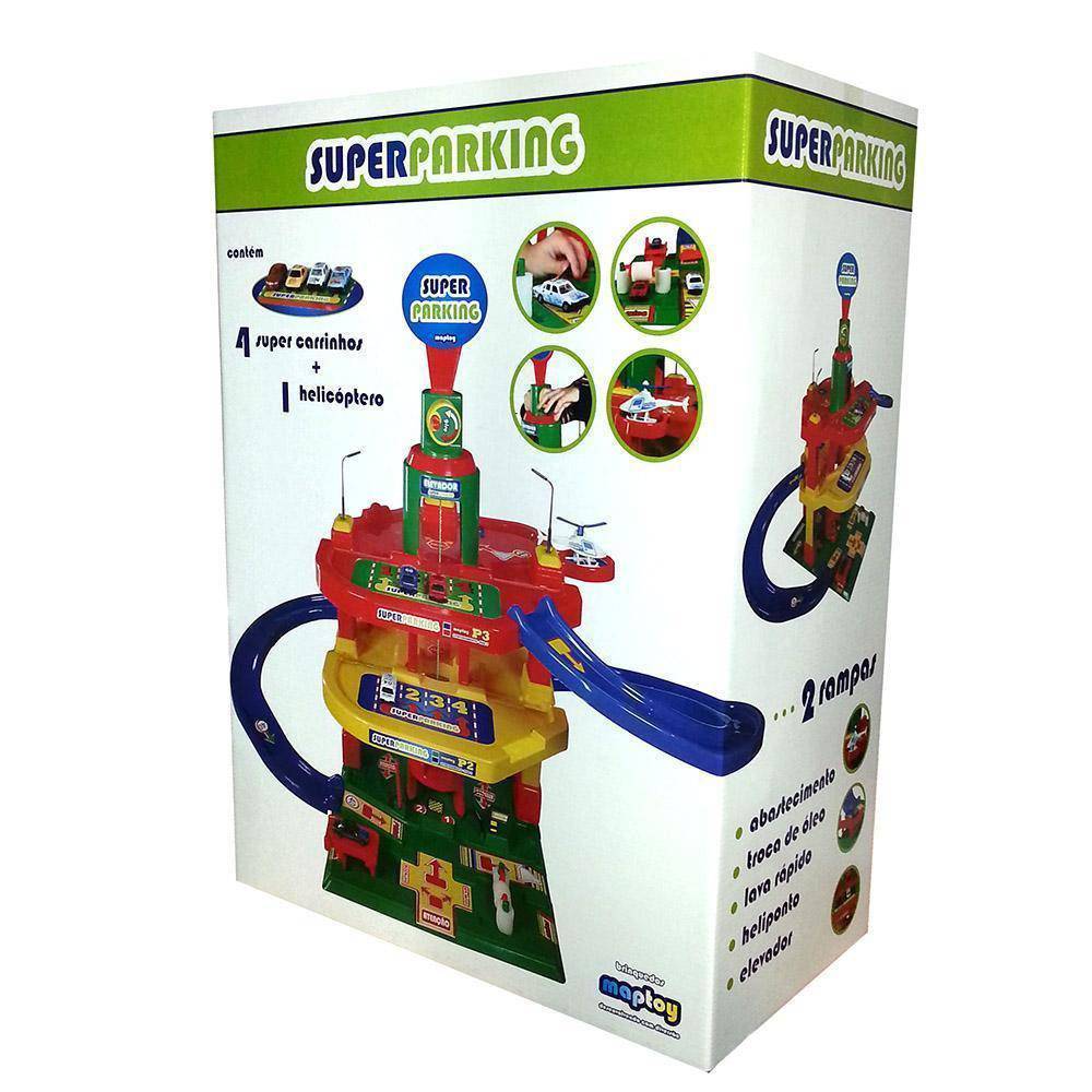 Posto Super Parking Lava Rápido - Maptoy 341-0 - Noy Brinquedos