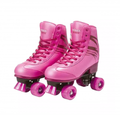 Rosa Patins 4 Rodas 35/38  - Fênix RL-06R
