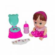 Morena Faz Xixi Little Dolls - Divertoys 8002