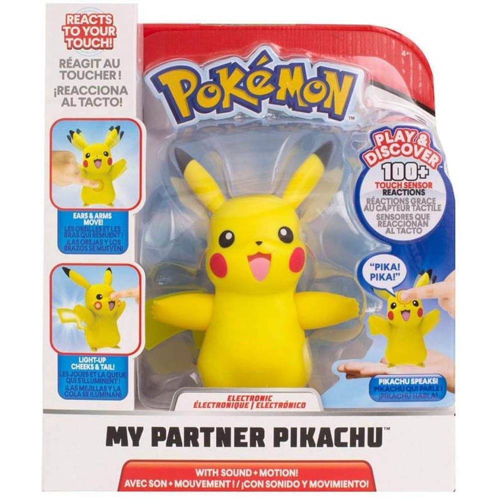 Meu Parceiro Pikachu Interativo Pokemon - Sunny 2612 - Noy Brinquedos