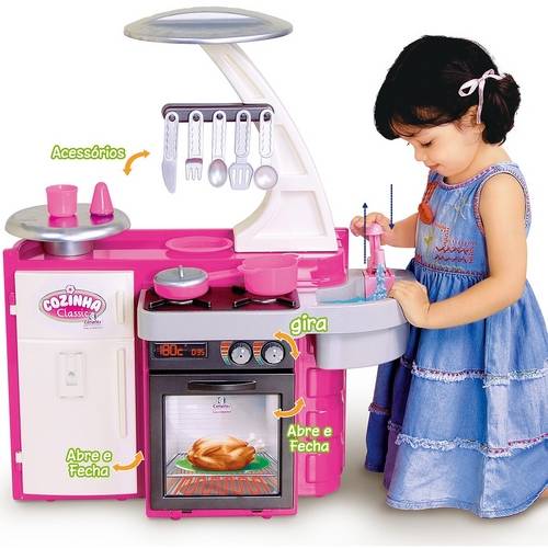 Comprar Kit Cozinha da Barbie Cheff Cotiplas C Jogo Completo - Cotiplás -  Cozinha Infantil / de Brinquedo - Magazine Luiza