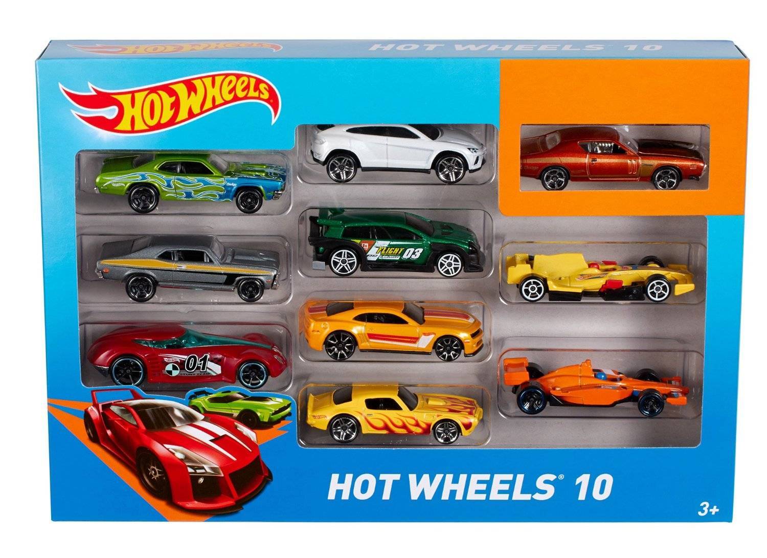 Hot Wheels kit com 5 Carrinhos. Sortido - Mattel –