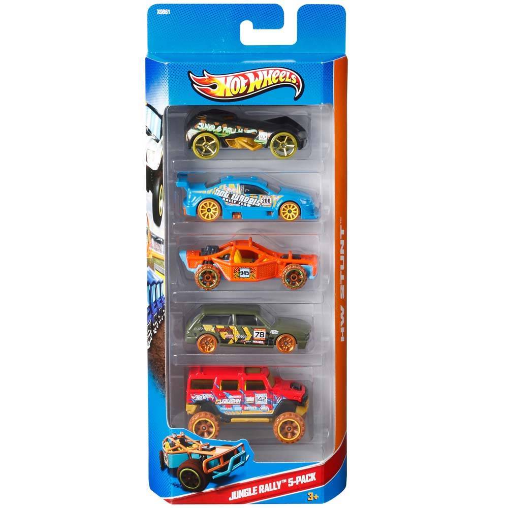 Kit 5 Carrinhos Básicos Sortidos - Hot Wheels 1806 - Noy Brinquedos