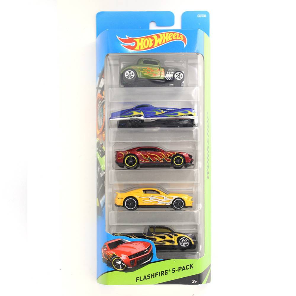 Carrinhos Hot Wheels Com 5 Unidades (Sortido) - Mattel em Promoção