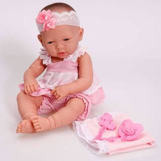 Menina Anny Doll Baby Bebê Reborn - Cotiplás 2441 - Noy Brinquedos