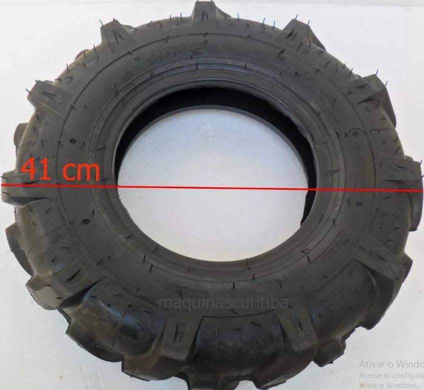 Pneu 4.00-8 para Motocultivador Microtrator Tratorito tipo Tobata