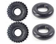 Pneu com Câmara 4.10/3.50-4 para Skate Patinete Carrinho Quadriciclo - Par | MÁQUINAS CURITIBA