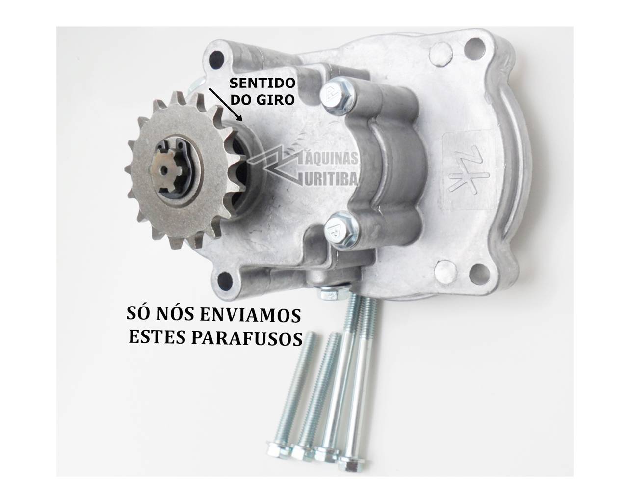 Motor a gasolina 60,2cc 2 tempos com embreagem e transmissão