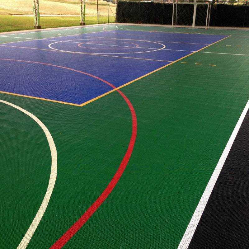 Piso Modular Emborrachado para quadra esportiva ginásio