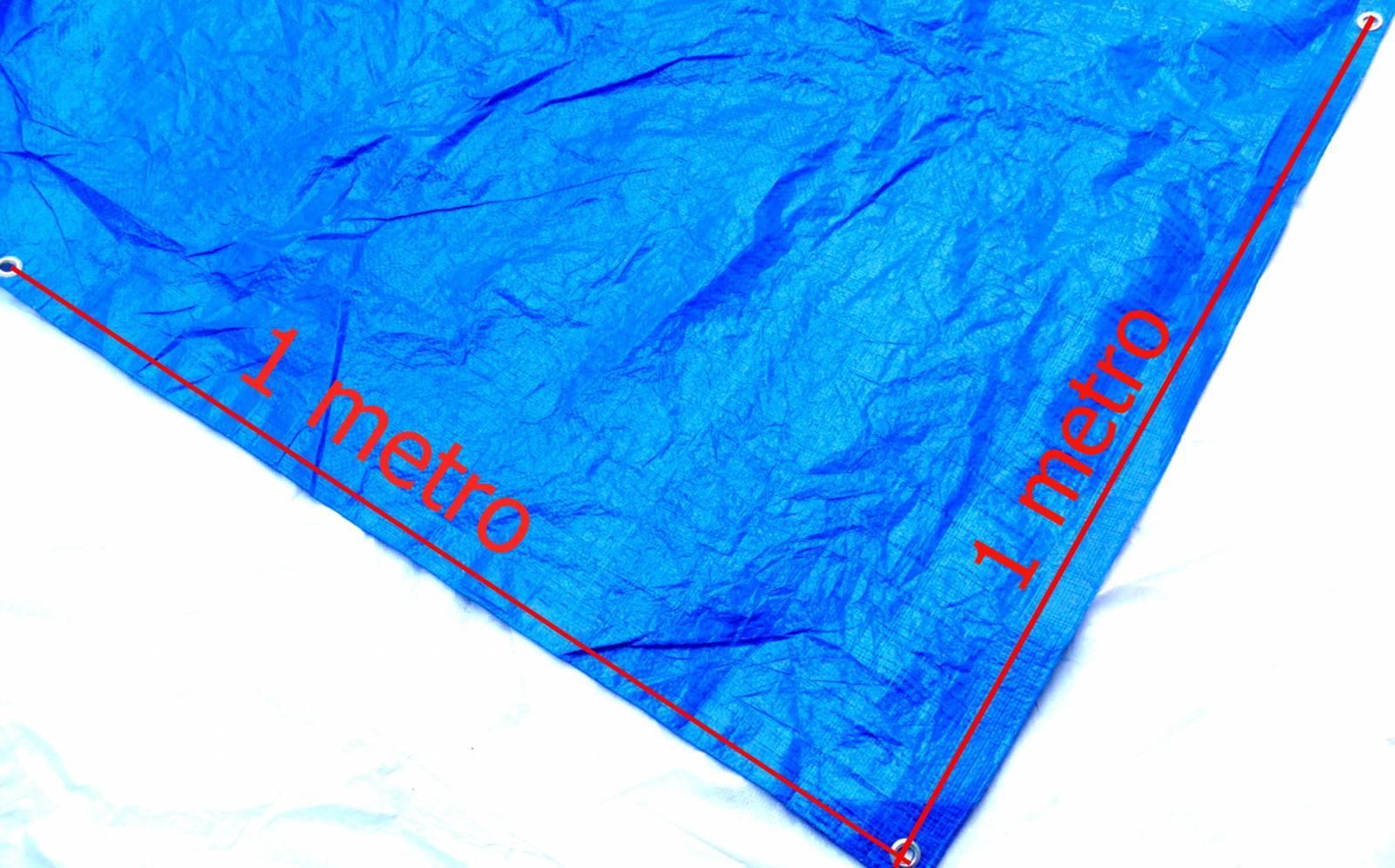 Lona plástica encerado azul 12x10m 150 micras para barraca camping telhado piscina 