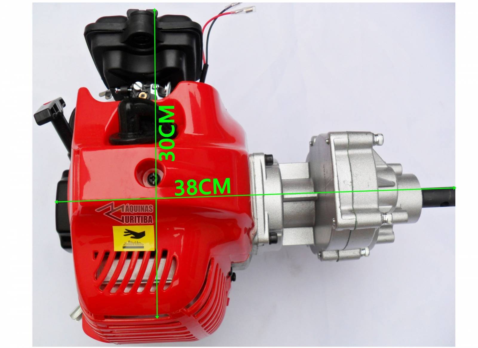 Motor a gasolina 2tempos 52cc com caixa de redução para Triciclo Mobilete carrinhos