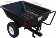 Carreta carretinha para motocultivador tratorito microtrator capac. 250kg | MÁQUINAS CURITIBA