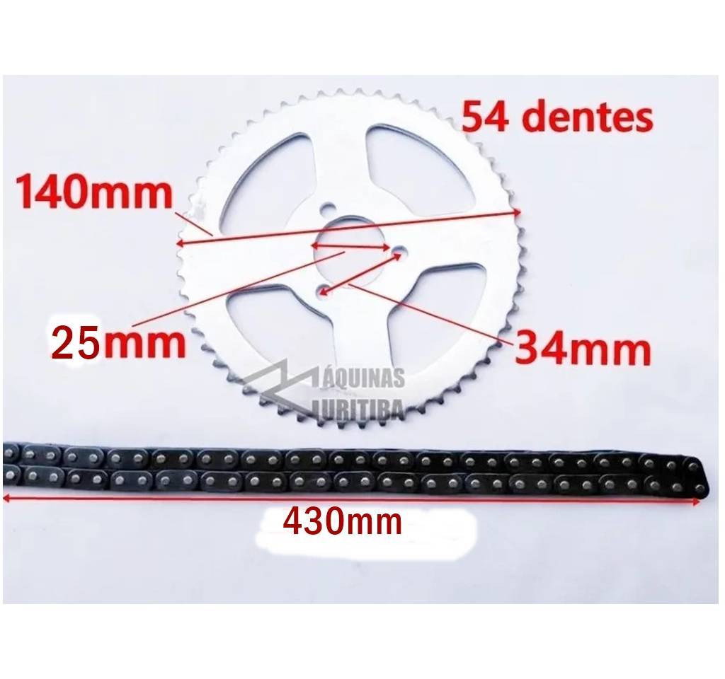 Embreagem caixa de transmissão para skate patinete scooter trike