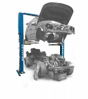 ELEVADOR AUTOMOTIVO PÓRTICO 3 TON TRIFÁSICO EMASTER