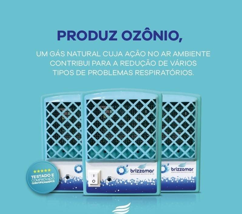 Gerador Modular de Gás Natural OZÔNIO para ambientes