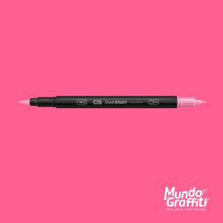 Caneta CiS Dual Brush 22 Rosa Aquarelável
