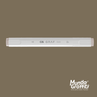 Marcador Cis Graf Duo Marrom Warm Grey WG4
