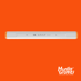 Marcador Cis Graf Duo Laranja Fluorescent Orange 122