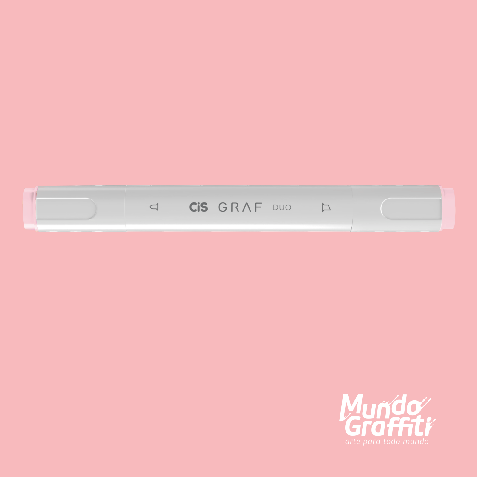 Marcador Cis Graf Duo Rosa Pale Pink 9 - Mundo Grafite