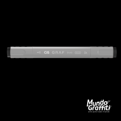 Marcador Cis Graf Duo Brush Black 120