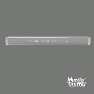 Marcador Cis Graf Duo Brush Cinza Cool Grey CG3