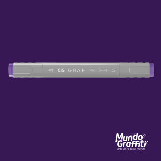 Marcador Cis Graf Duo Brush Deep Violet 81