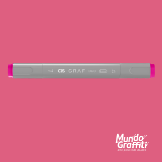 Marcador Cis Graf Duo Brush Vermelho Pastel Violet 84