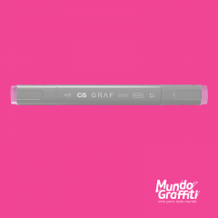 Marcador Cis Graf Duo Brush 6 Rosa Vivid Pink