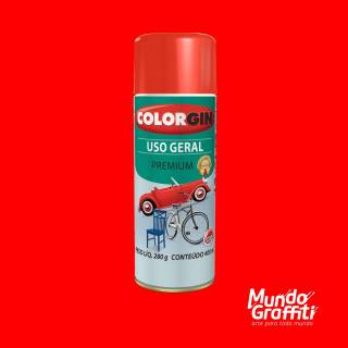 Tinta Spray Colorgin Uso Geral 55061 Vermelho 400ml