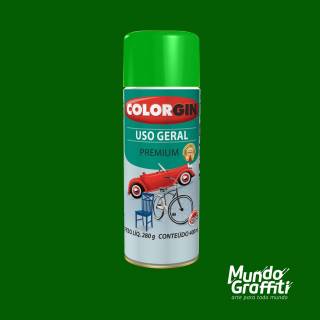 Tinta Spray Colorgin Uso Geral 55091 Verde 400ml