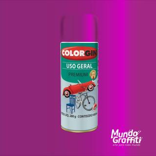 Tinta Spray Colorgin Uso Geral 56011 Roxo Dakar 400ml