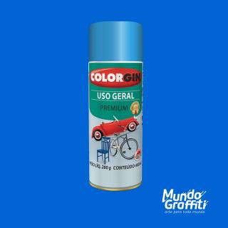 Tinta Spray Colorgin Uso Geral 56081 Azul USA 400ml
