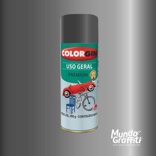 Tinta Spray Colorgin Uso Geral 57101 Grafite Executivo Metalico 400ml