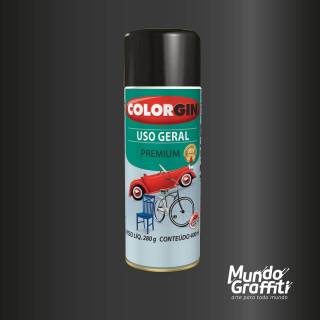 Tinta Spray Colorgin Uso Geral 57151 Preto Star Metalico 400ml