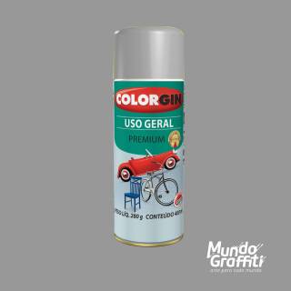 Tinta Spray Colorgin Uso Geral 55041 Cinza Placa 400ml