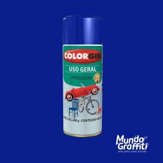 Tinta Spray Colorgin Uso Geral 55071 Azul Colonial 400ml