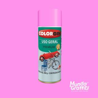 Tinta Spray Colorgin Uso Geral 56061 Rosa GBR 400ml