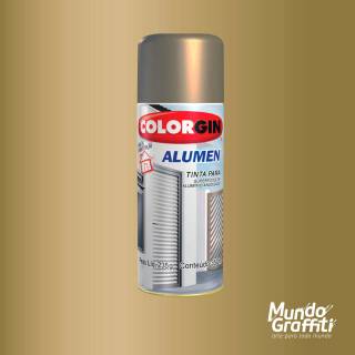 Tinta Spray Colorgin Alumen Bronze 1001 350ml