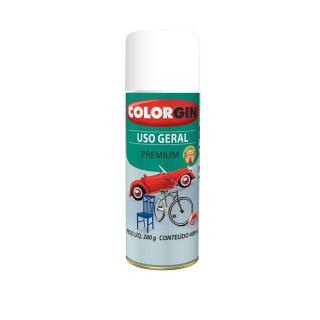 Tinta Spray Colorgin Uso Geral 54011 Branco Intenso Fosco 400ml