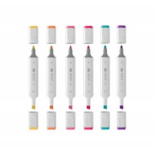 Kit Cis Graf Duo c/6 Marcadores (Cores a Sua Escolha)