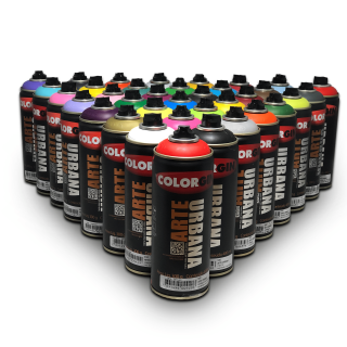 Kit Tinta Spray Arte Urbana p/ Pintura com 48 latas (cores a sua escolha)