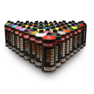 Kit Tinta Spray Arte Urbana p/ Pintura com 60 latas (cores a sua escolha)