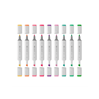 Kit Cis Graf Duo c/12 Marcadores (Cores a Sua Escolha)
