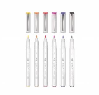 Kit Cis Graf Brush Fine c/6 Marcadores (Cores a Sua Escolha)