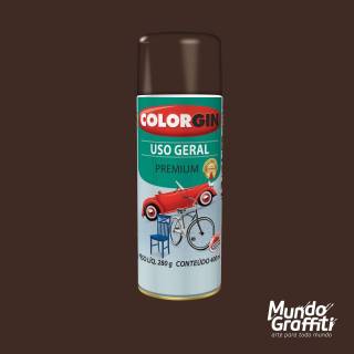 Tinta Spray Colorgin Uso Geral 54025 Marrom Café 400ml