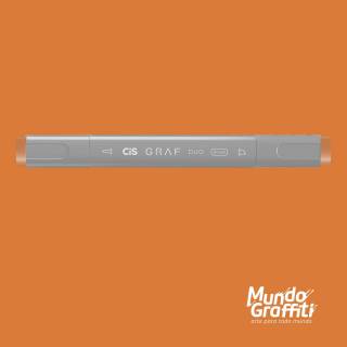 Marcador Cis Graf Duo Brush Laranja Terra Cotta 21