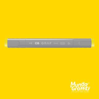 Marcador Cis Graf Duo Brush Amarelo Lemon Yellow 35