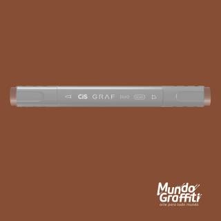 Marcador Cis Graf Duo Brush Marrom Burnt Sienna 95