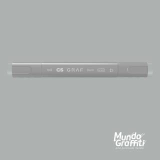 Marcador Cis Graf Duo Brush Cinza Cool Grey CG1